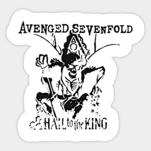 Avenged Skull The King Sticker